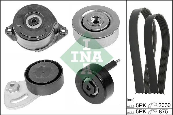 Sada zebrovanych klinovych remenu Schaeffler INA 529025310