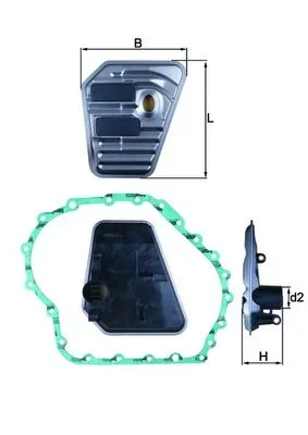 Hydraulický filtr, automatická převodovka KNECHT HX167D