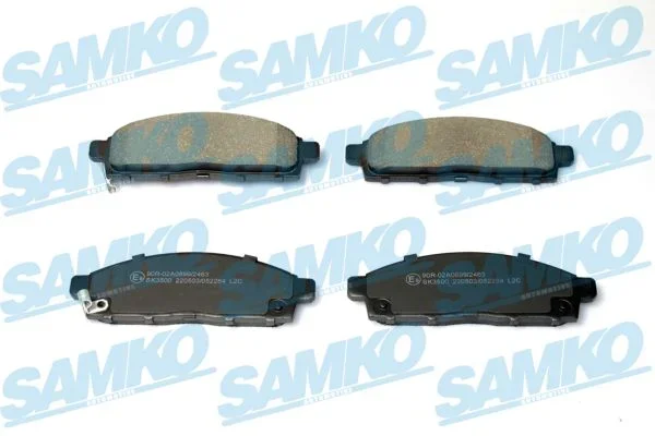 Sada brzdových destiček, kotoučová brzda SAMKO 5SP2284 Sada brzdových destiček, kotoučová brzda SAMKO 5SP2284