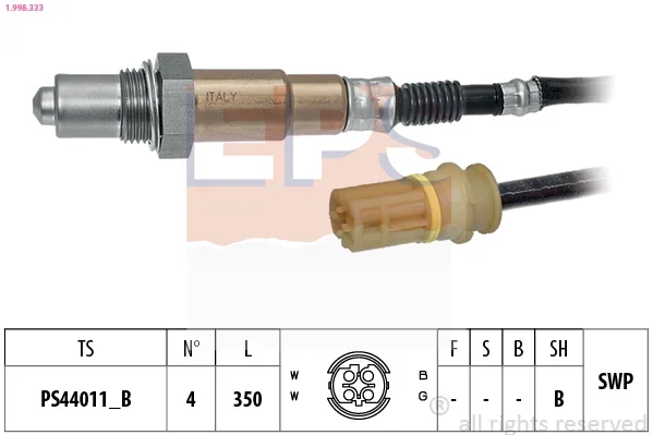Lambda sonda EPS 1.998.333 – OE A0015404617