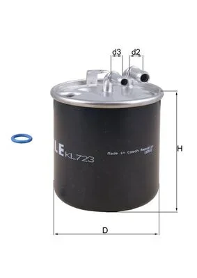 Palivový filtr KNECHT KL723D