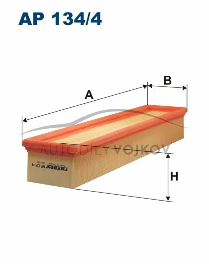 Filtr vzduchový FILTRON – 1.5 dCi v:12740 Filtr vzduchový FILTRON – 1.5 dCi v:12740