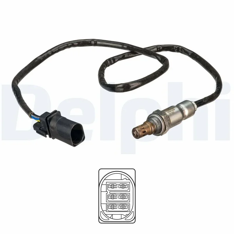 Lambda sonda DELPHI ES21204-12B1 – OE 04L906262E Lambda sonda DELPHI ES21204-12B1 – OE 04L906262E