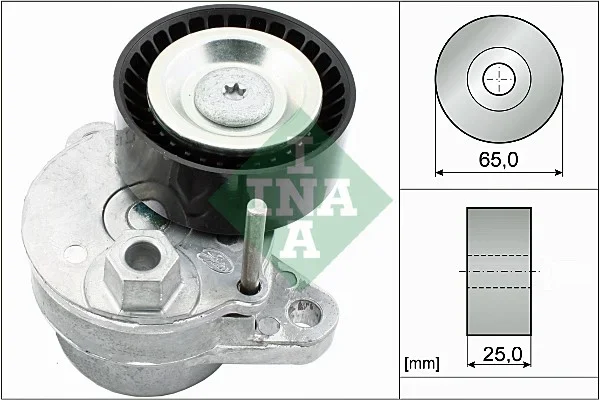 Napinaci rameno, zebrovany klinovy remen Schaeffler INA 534054010