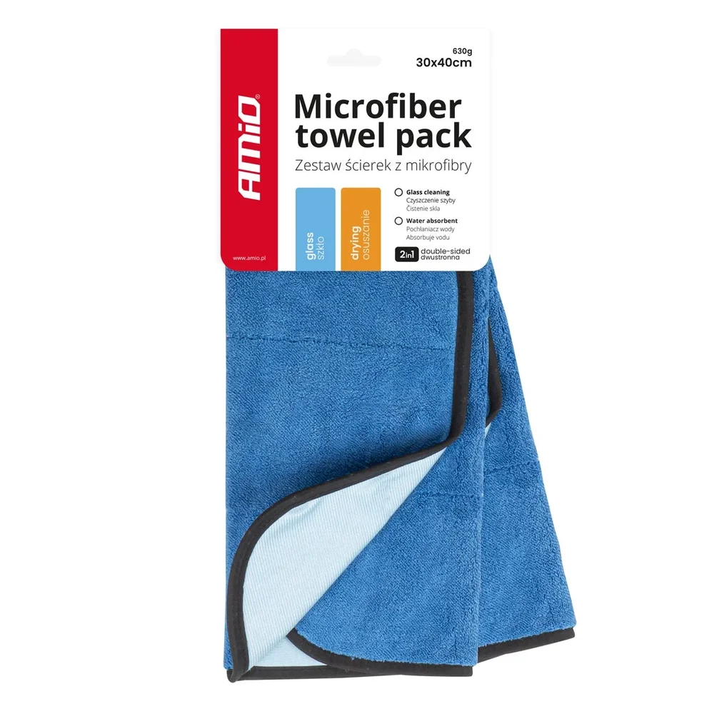 Utěrka z mikrovlákna 30x40cm 630g AMIO-03747