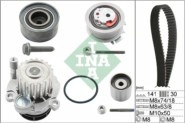 Vodni pumpa + sada ozubeneho remene Schaeffler INA 530040530