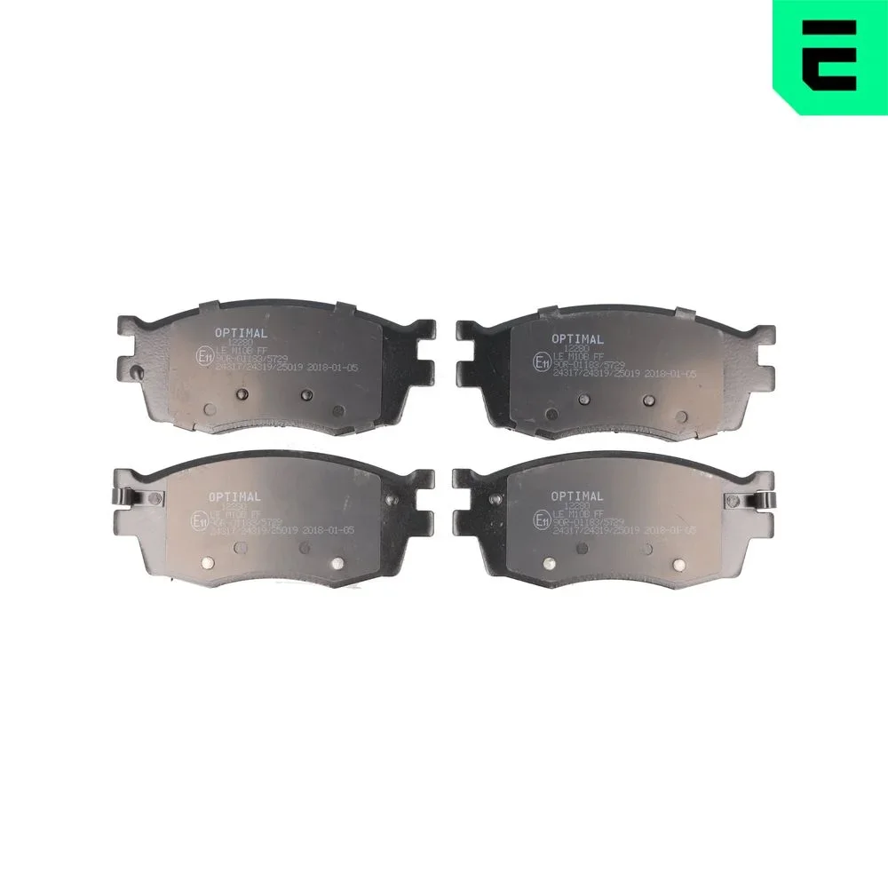 Sada brzdových destiček, kotoučová brzda OPTIMAL BP-12280