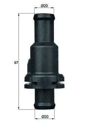 Termostat, chladivo MAHLE TH575