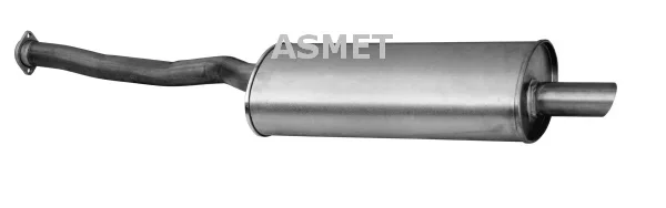 Zadni tlumic vyfuku ASMET 12.035 Zadni tlumic vyfuku ASMET 12.035