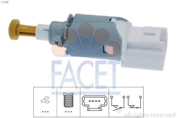 Spinac brzdoveho svetla FACET 7.1225