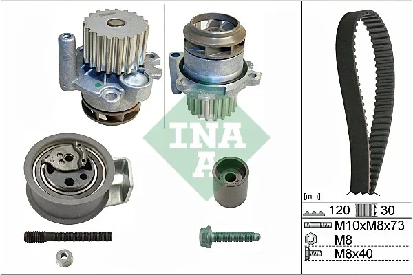 Vodni pumpa + sada ozubeneho remene Schaeffler INA 530009130