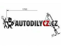 BO 1987477575 Tažné lanko parkovací brzdy BOSCH 89059