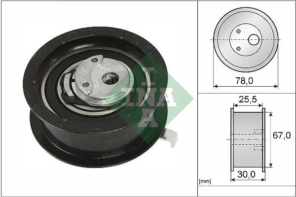 Napínací kladka, ozubený řemen Schaeffler INA 531025130 Napínací kladka, ozubený řemen Schaeffler INA 531025130