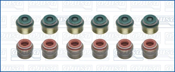 Sada těsnění, dřík ventilu AJUSA 57077200 – OE 06L109675 Sada těsnění, dřík ventilu AJUSA 57077200 – OE 06L109675