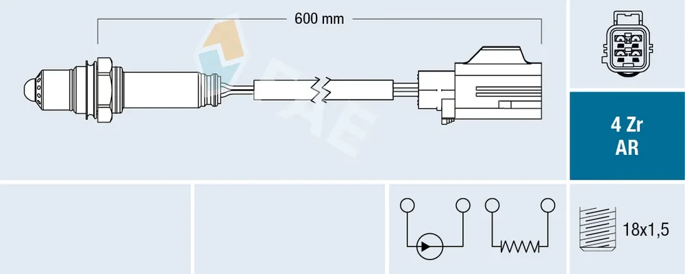 Lambda sonda FAE 75660 Lambda sonda FAE 75660