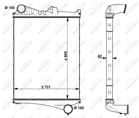Chladič turba NRF 30225