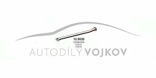 Díl výfuku přední v:6265