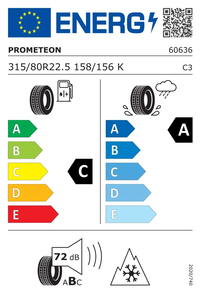 315/80R22.5 CPM G02EM PROMETEON 315/80R22.5CPMG02EM