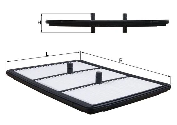 Vzduchový filtr KNECHT LX5824