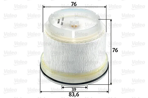 Palivový filtr VALEO 587933