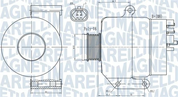 generátor MAGNETI MARELLI 063731987010