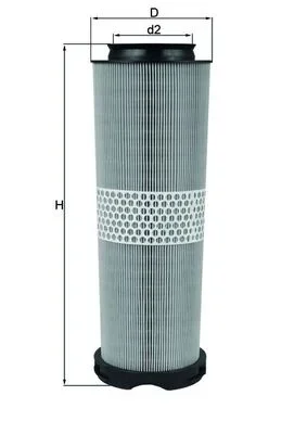 Vzduchový filtr KNECHT LX1020/1