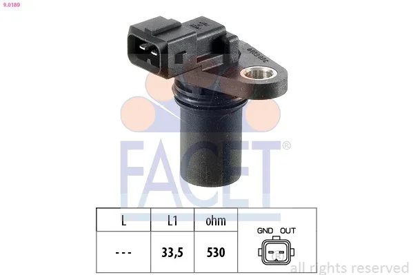 Snímač počtu otáček, řízení motoru FACET 9.0189
