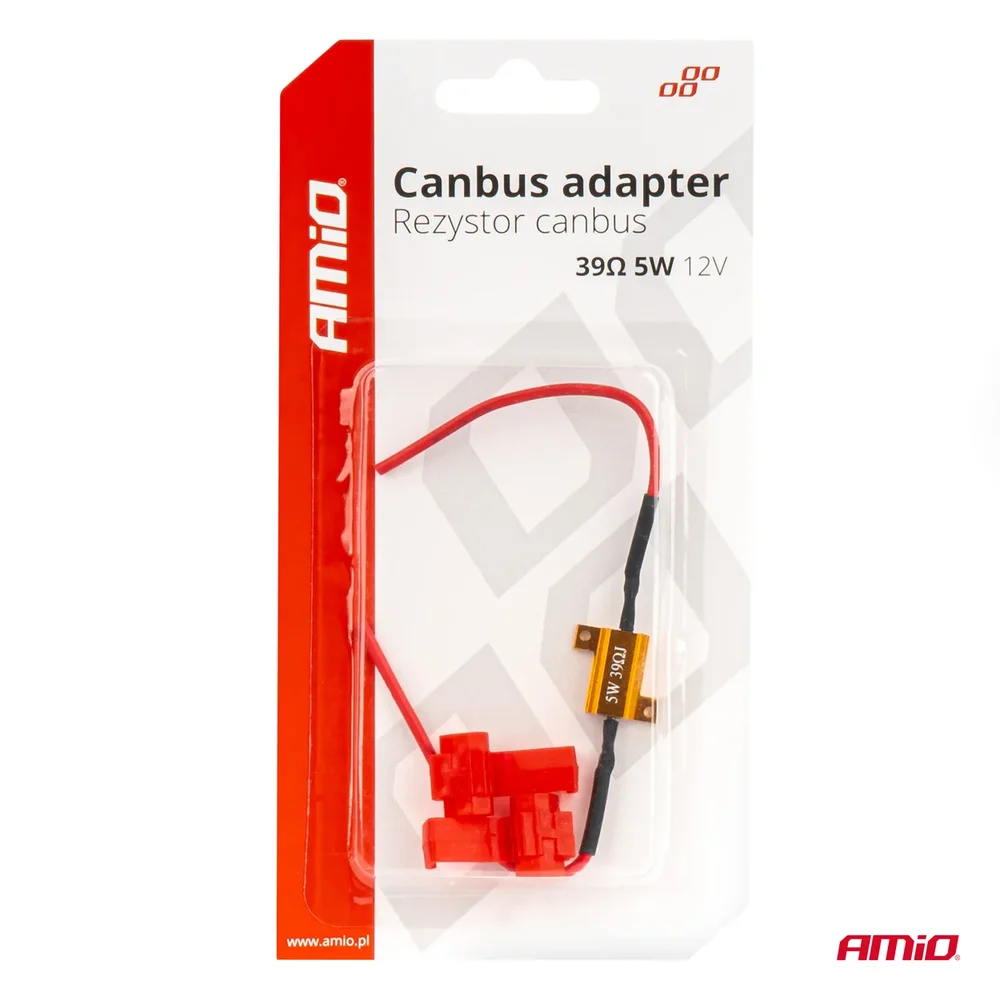 Rezistor pro LED žárovky CANBUS 5W AMiO-04090 - Obrázek 4