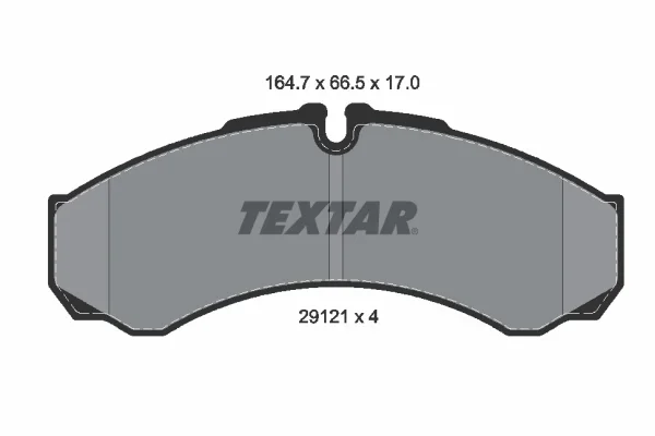 Sada brzdových destiček, kotoučová brzda TEXTAR 2912111